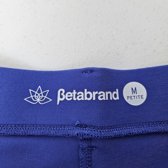 Betabrand Classic Dress Yoga Pants Womens MP Royal Blue  Straight Leg Pull-on - Picture 5 of 9